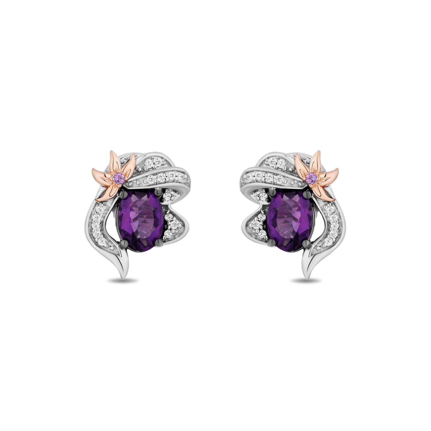 Natural Amethyst Earrings - orders Sterling Silver Earrings - Purple Amethyst Studs - Stud Earrings