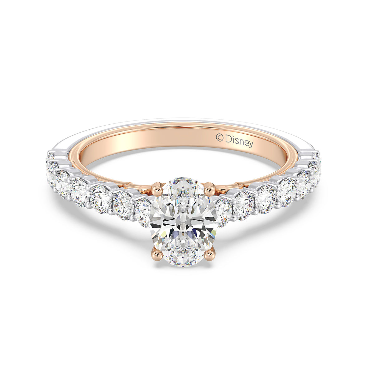 Disney Princess Jasmine Inspired Gold & Diamond Engagement Rings