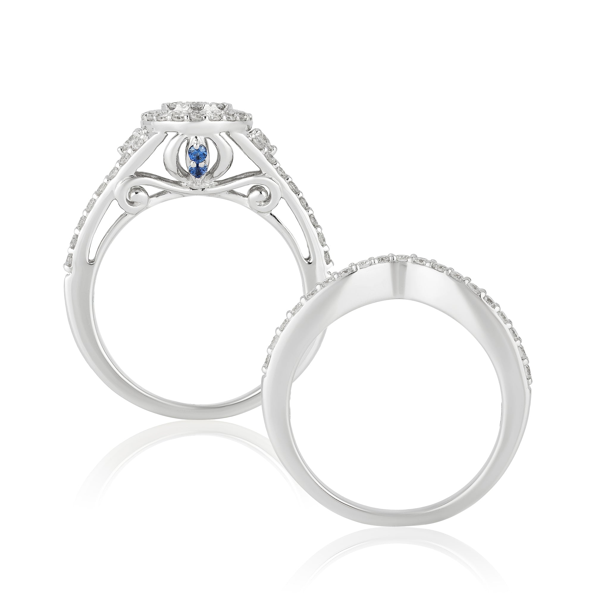 Fairy Tale Wedding Ring Set 