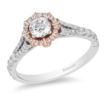 Enchanted Star Lab Grown Diamond Ariel Seashell Engagement Ring