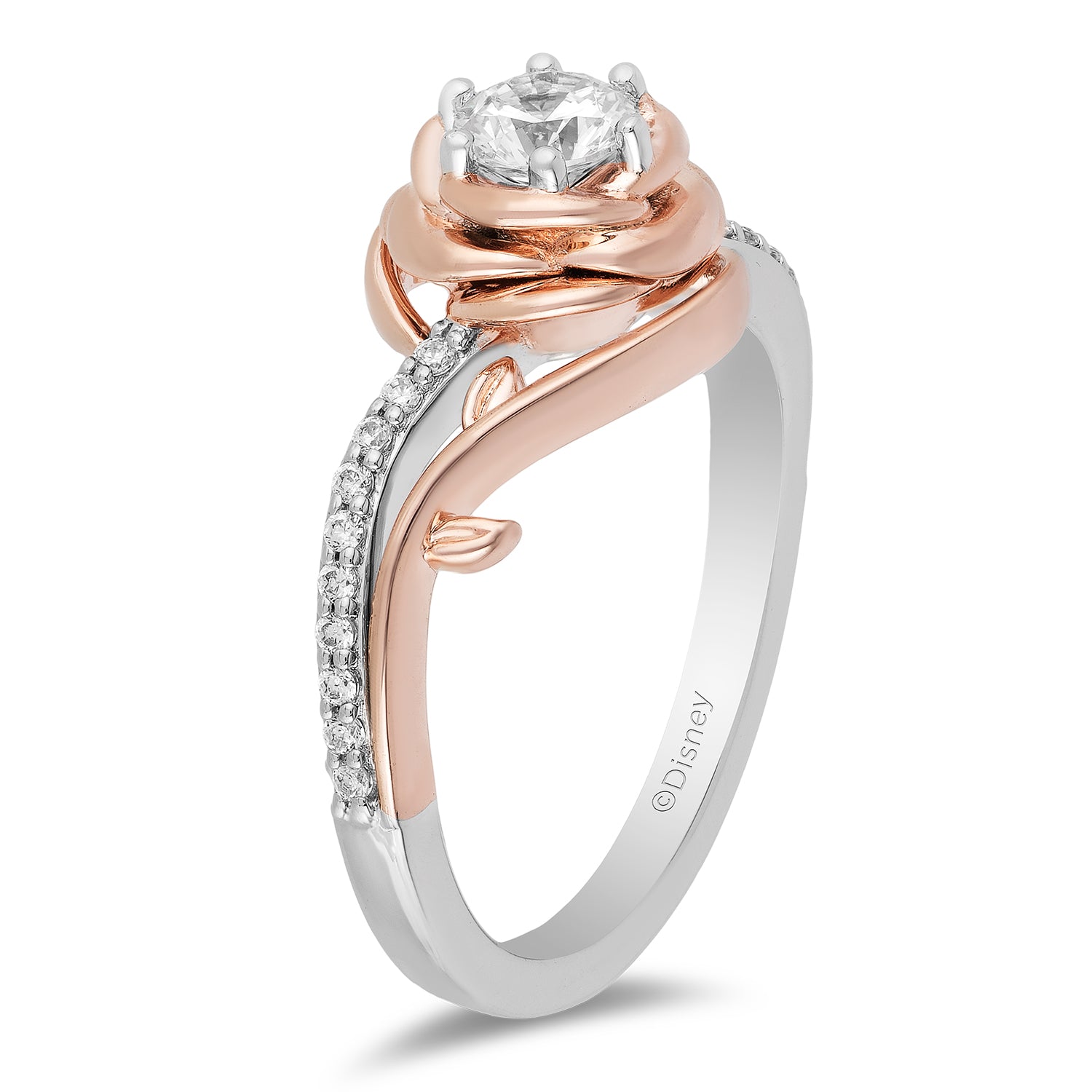 Disney belle rose gold on sale ring