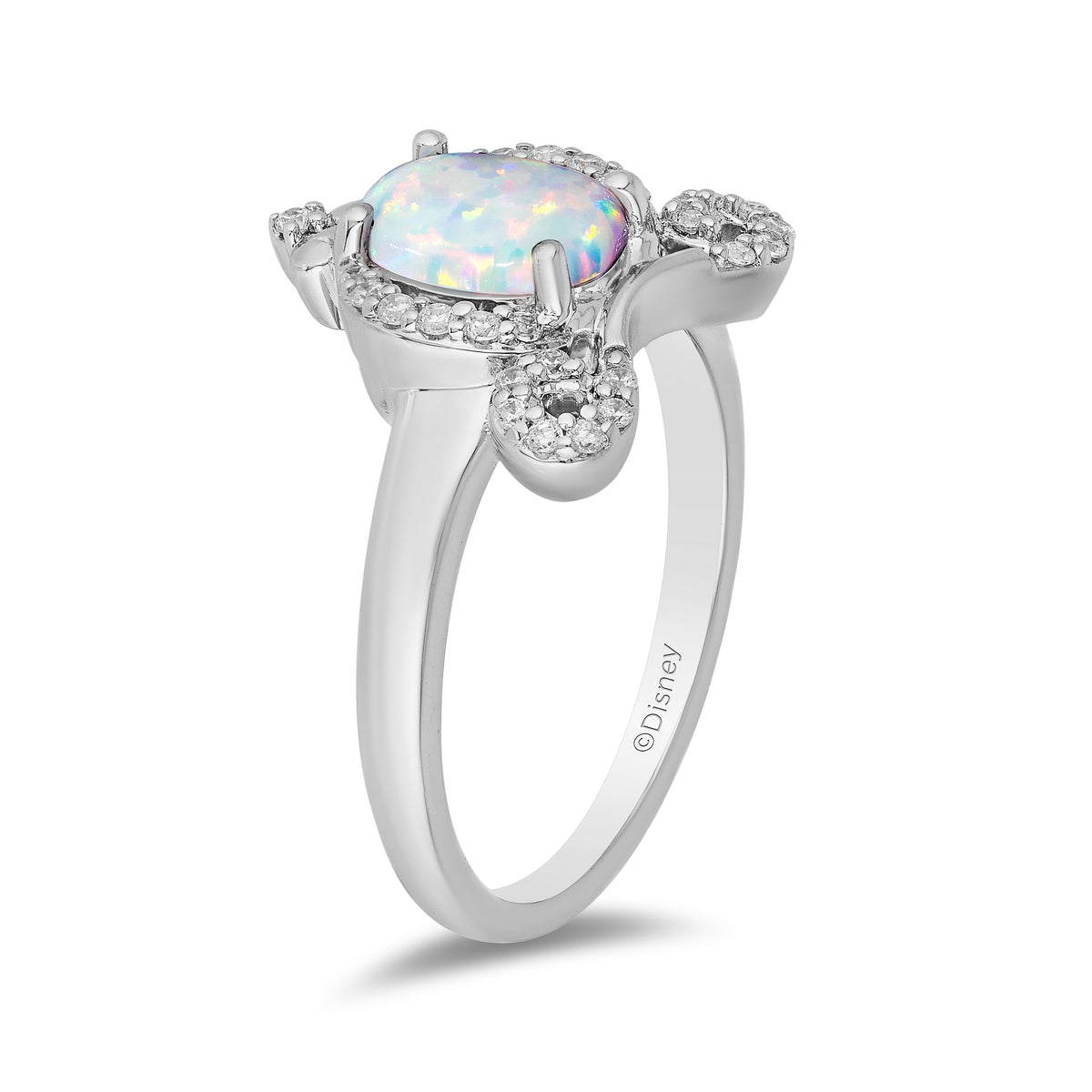 Disney Cinderella Inspired Diamond Ring Sterling Silver 1/6 CTTW ...