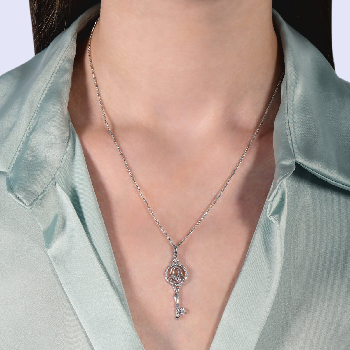 Cinderella key necklace store