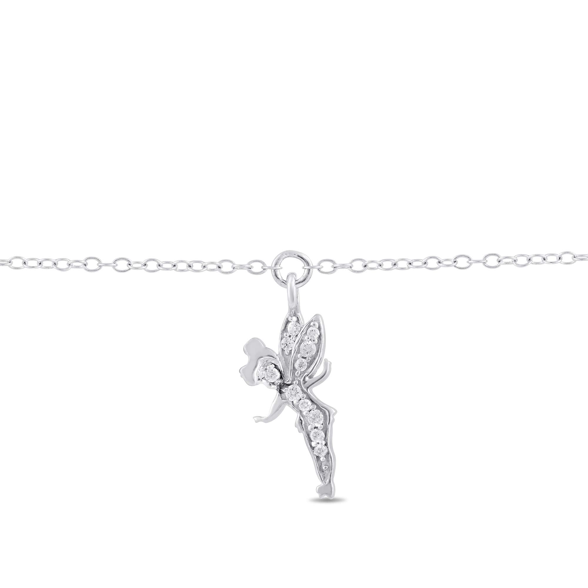 Disney Belle Inspired Charms Diamond Bracelet