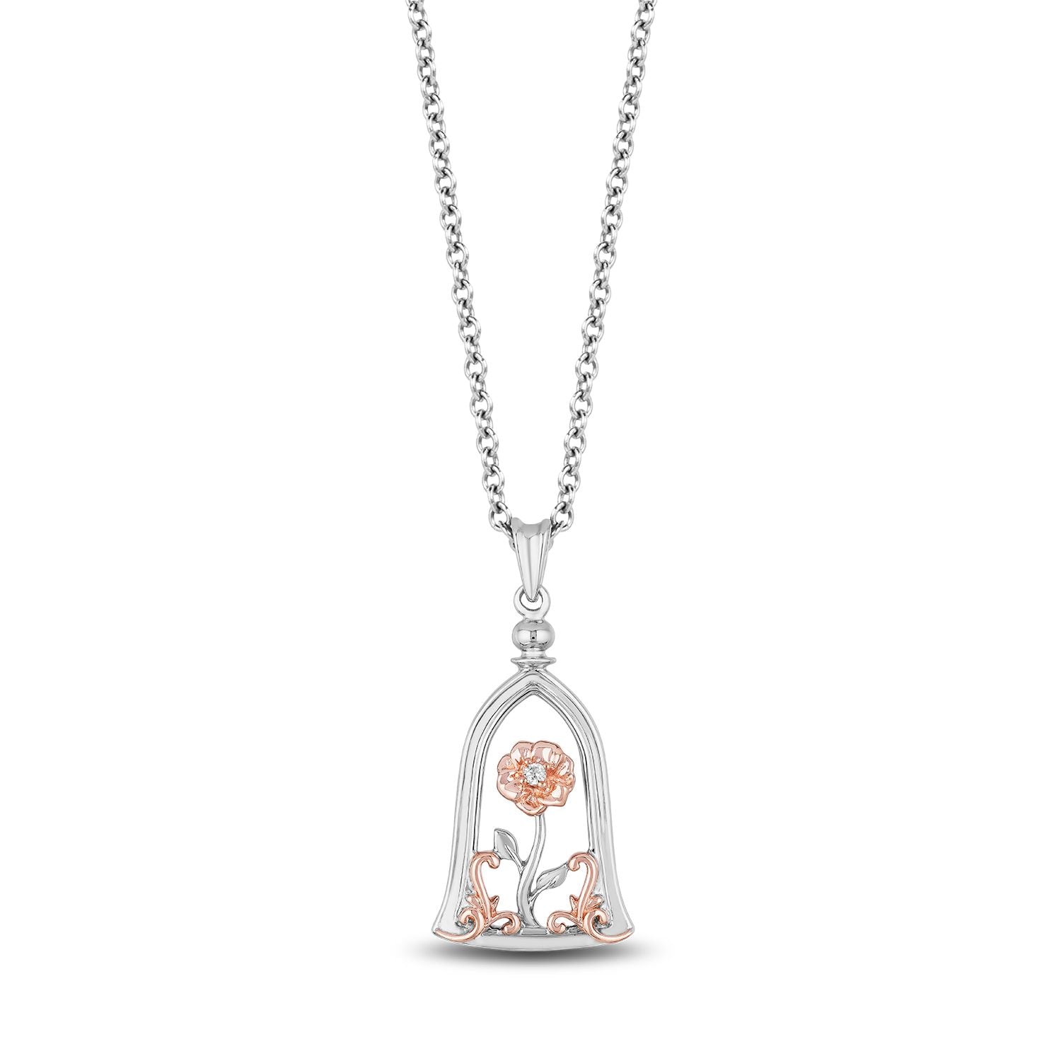 Belle & Bee Delicate Sterling Silver Necklace with Gold Star Charm