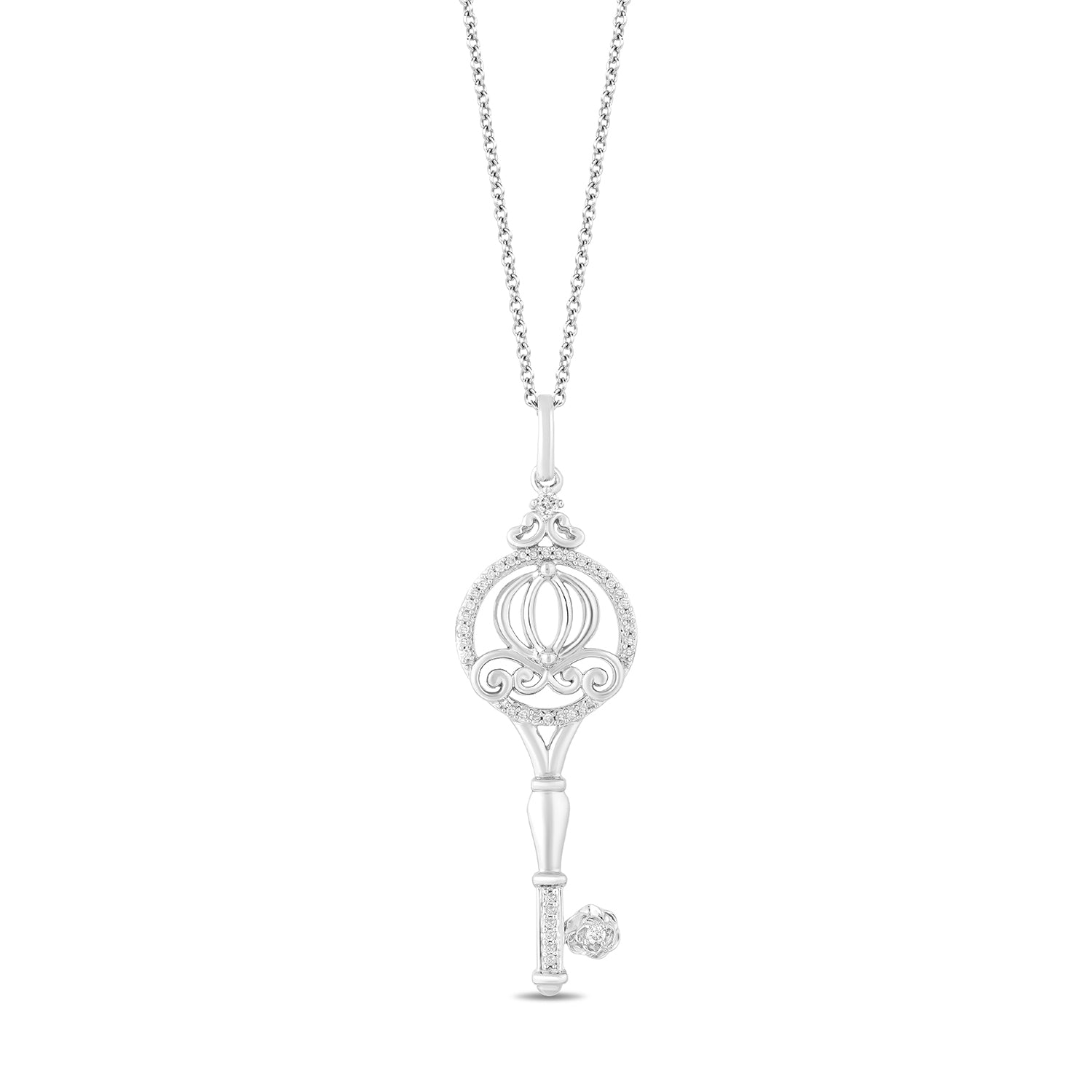 Cinderella key store necklace