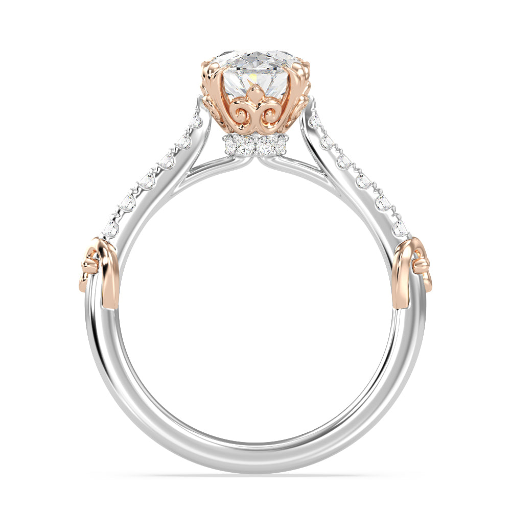 Enchanted Star Lab Grown Diamond 14K Gold Aurora Engagement Ring ...